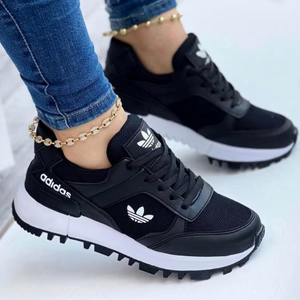 Adidas Trebol Negro - Dama